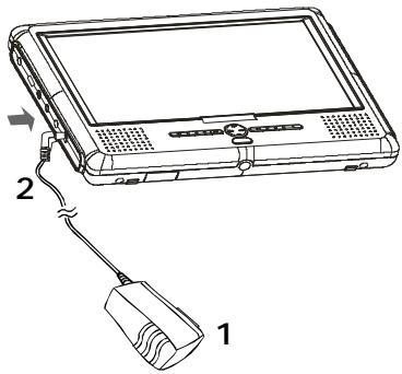 NEXT BASE SDV285-SD - TURNING ON THE POWER - 1