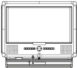 NEXT BASE SDV285-SD - ATTACHING THE BATTERY PACKTOTHE PLAYER - 1
