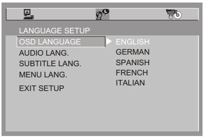 NEXT BASE SDV485-B-BY - OSD LANGUAGE - 1