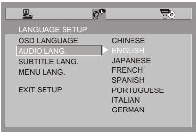 NEXT BASE SDV485-B-BY - AUDIO LANG. - 1