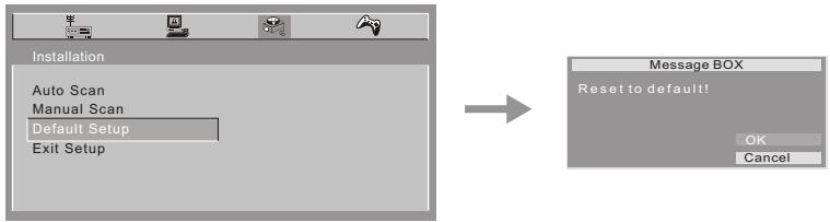 NEXT BASE SDV485-B-BY - DEFAULT SETUP - 1