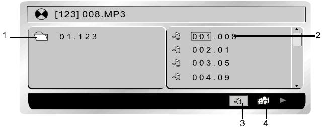 NEXT BASE SDV97-AM - PLAYING A MP3 FORMAT DISC AND JPEG CD - 1