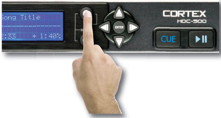 CORTEX HDC-500 - Info Button & Track Attributes - 1