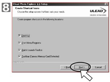 FERRANIA SD-711 - Installation de ulead photo explorer - 8