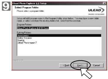FERRANIA SD-711 - Installation de ulead photo explorer - 9