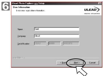 FERRANIA SD-711 - Installation de ulead photo explorer - 6