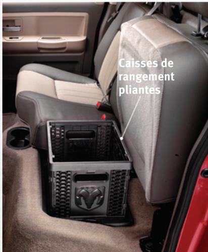 DODGE DAKOTA BISBIS - Rangement CRATE 'n GOMD arrière - 1