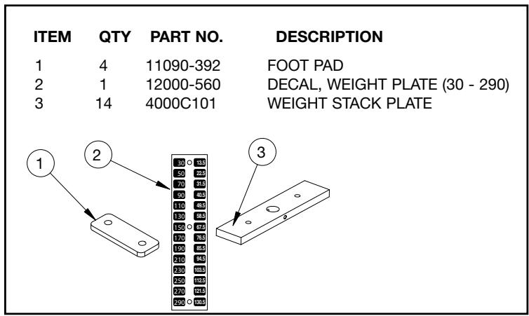 CYBEX INTERNATIONAL 11000_CHEST PRESS - Tools Required - 1