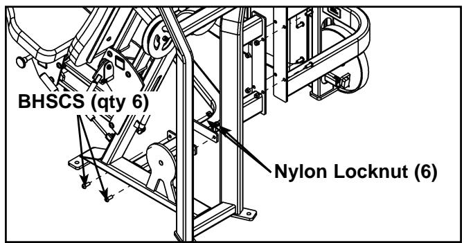 CYBEX INTERNATIONAL 11000_CHEST PRESS - Install rubber feet and remove the back shrouds. - 4