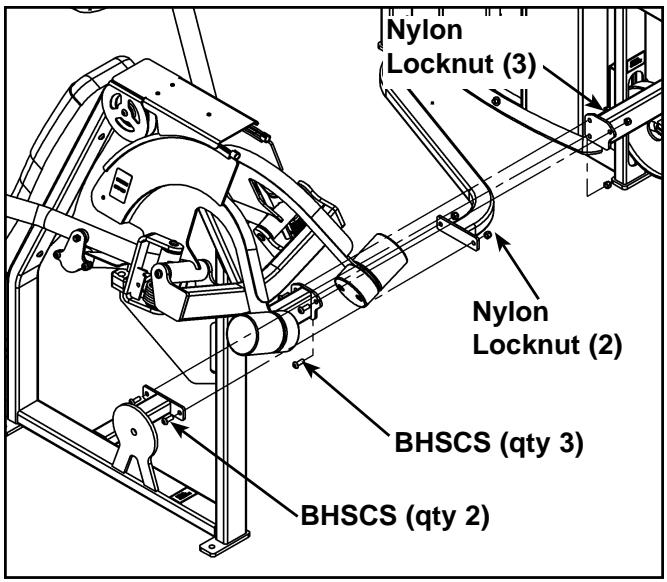 CYBEX INTERNATIONAL 11010_OVERHEAD PRESS - Remove shipping feet and remove the back shrouds. - 4