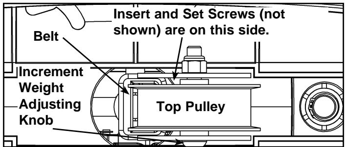 CYBEX INTERNATIONAL 11010_OVERHEAD PRESS - Belt Routing. - 1