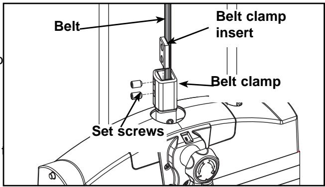 CYBEX INTERNATIONAL 11010_OVERHEAD PRESS - Belt Routing. - 4