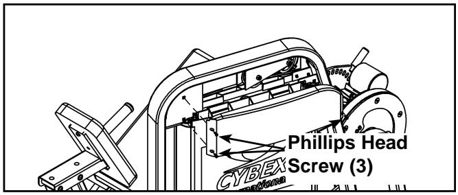 CYBEX INTERNATIONAL 11050_LEG EXTENSION - Install the weight stack. - 2