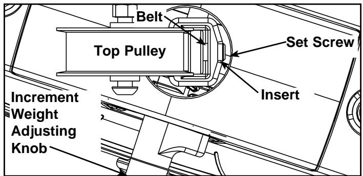 CYBEX INTERNATIONAL 11050_LEG EXTENSION - Belt Routing. - 1