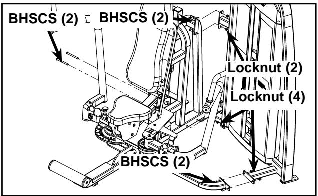 CYBEX INTERNATIONAL 11111_FLY-REAR DELT - Install the weight stack. - 1