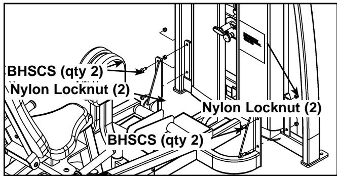 CYBEX INTERNATIONAL 11181_HIP AB-AD - Install the weight stack. - 2