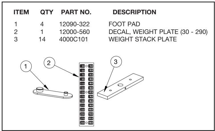 CYBEX INTERNATIONAL 12020 PULLDOWN - TOOLS REQUIRED - 1