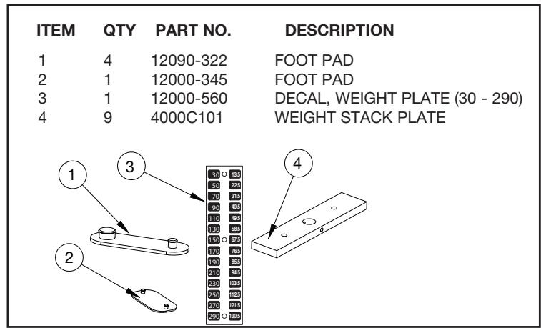 CYBEX INTERNATIONAL 12070 ARM CURL - TOOLS REQUIRED - 1