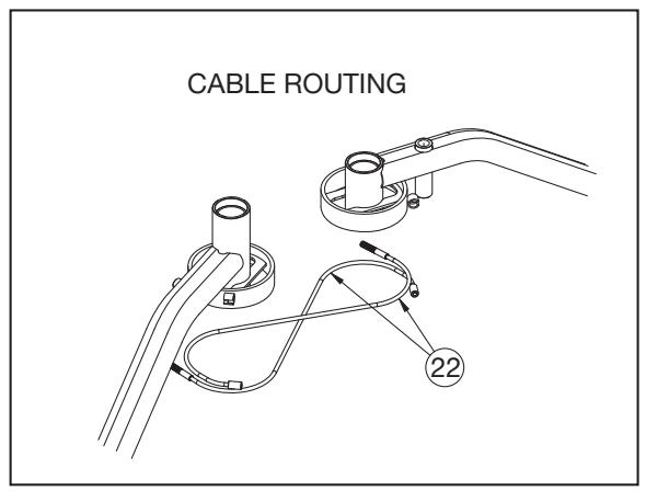 CYBEX INTERNATIONAL 12110 FLY - BELT AND CABLE ROUTING DETAIL - 2