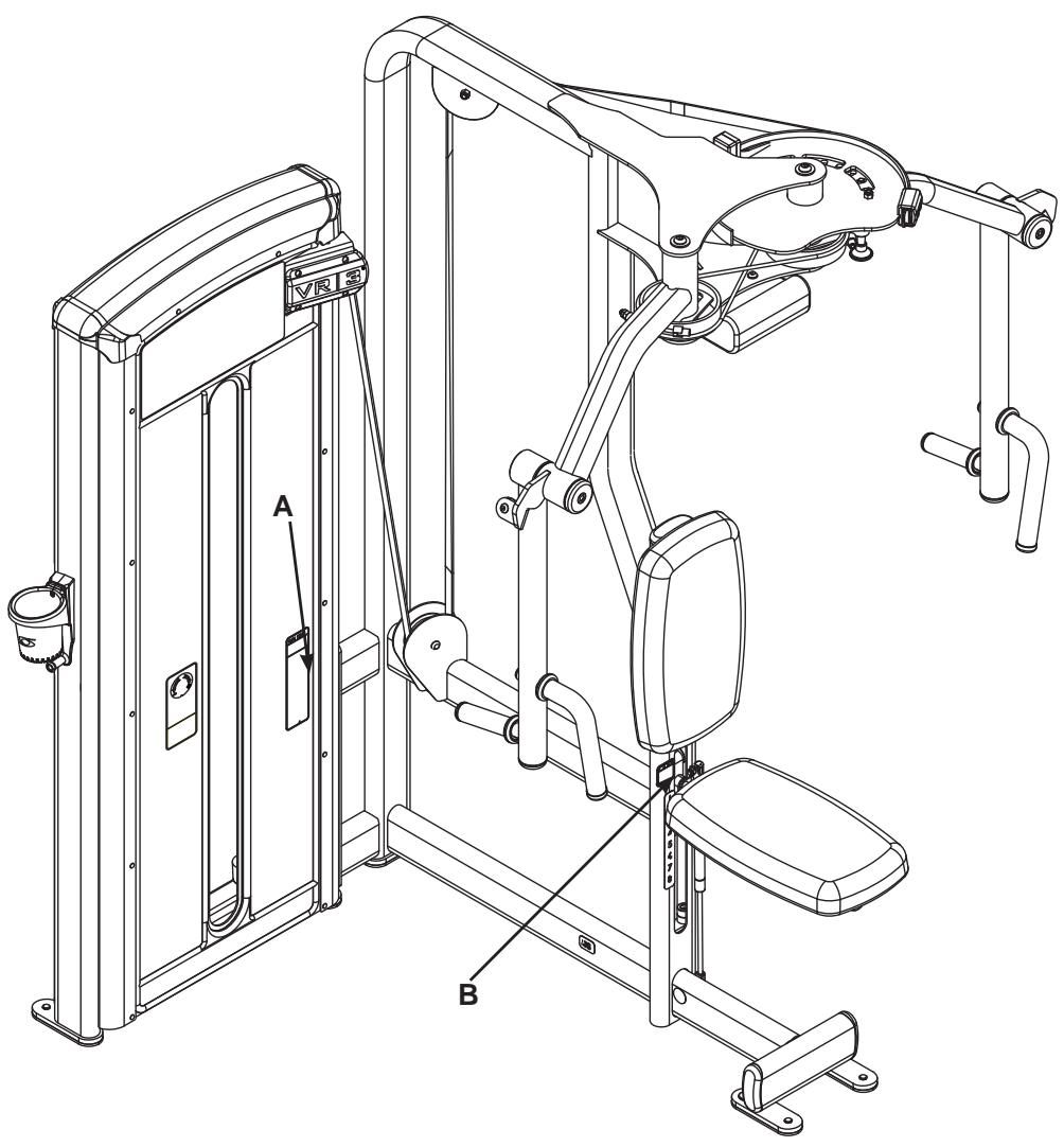 CYBEX INTERNATIONAL 12110 FLY - Warning/Caution Decals - 2