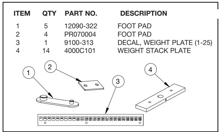 CYBEX INTERNATIONAL 12220 CABLE COLUMN - TOOLS REQUIRED - 1