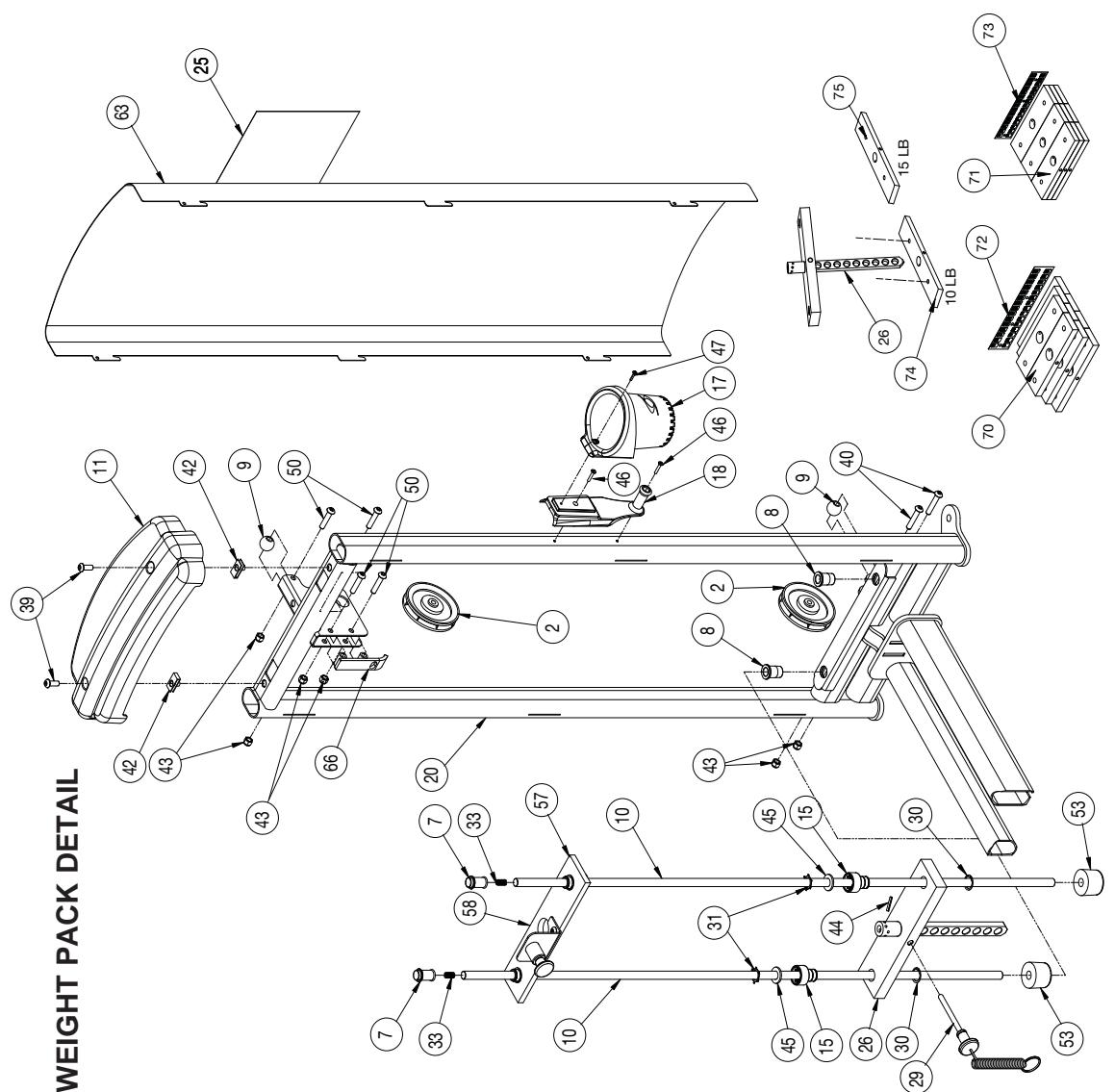 CYBEX INTERNATIONAL 13070 ARM CURL - PART NO. - 2