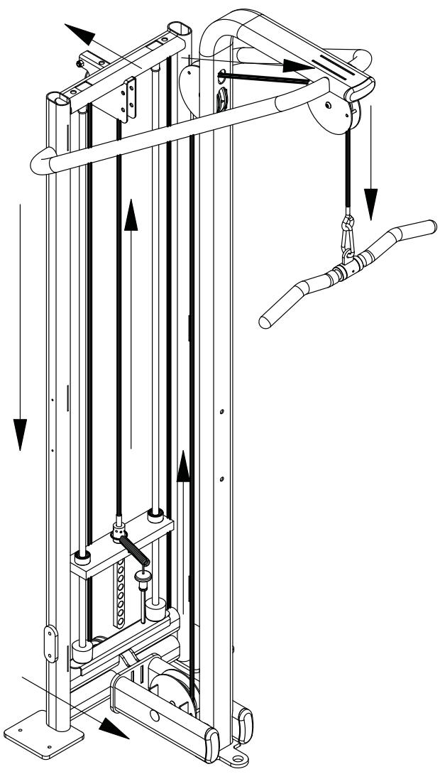 CYBEX INTERNATIONAL 13080 ARM EXTENSION - PART NO. - 6