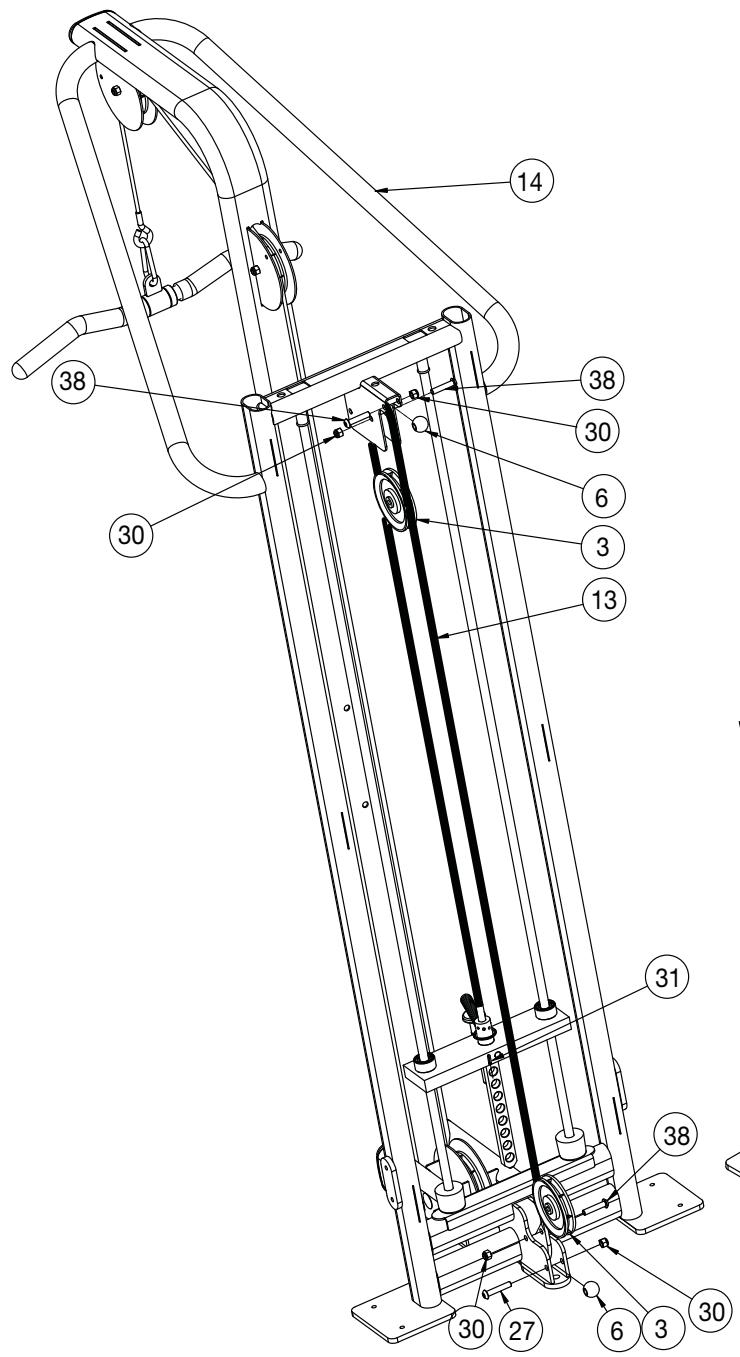 CYBEX INTERNATIONAL 13080 ARM EXTENSION - PART NO. - 5