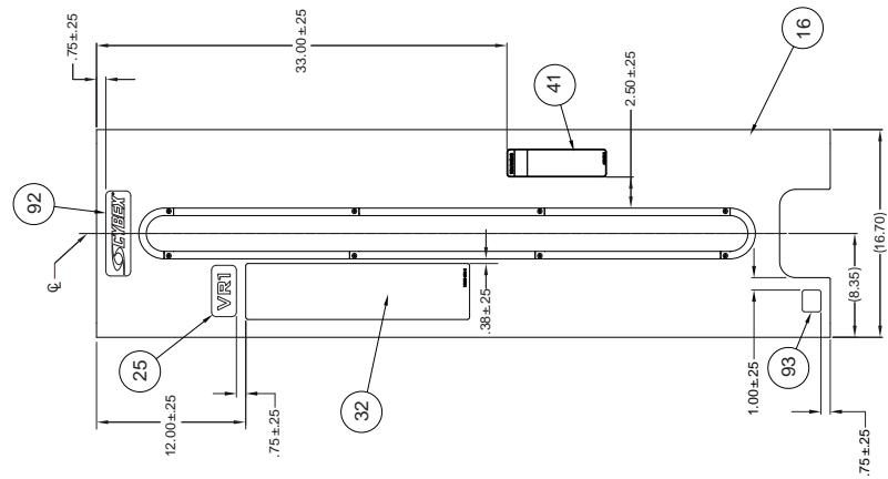 CYBEX INTERNATIONAL 13085 ARM EXTENSION - PART NO. - 5
