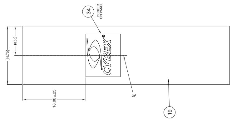 CYBEX INTERNATIONAL 13085 ARM EXTENSION - PART NO. - 4