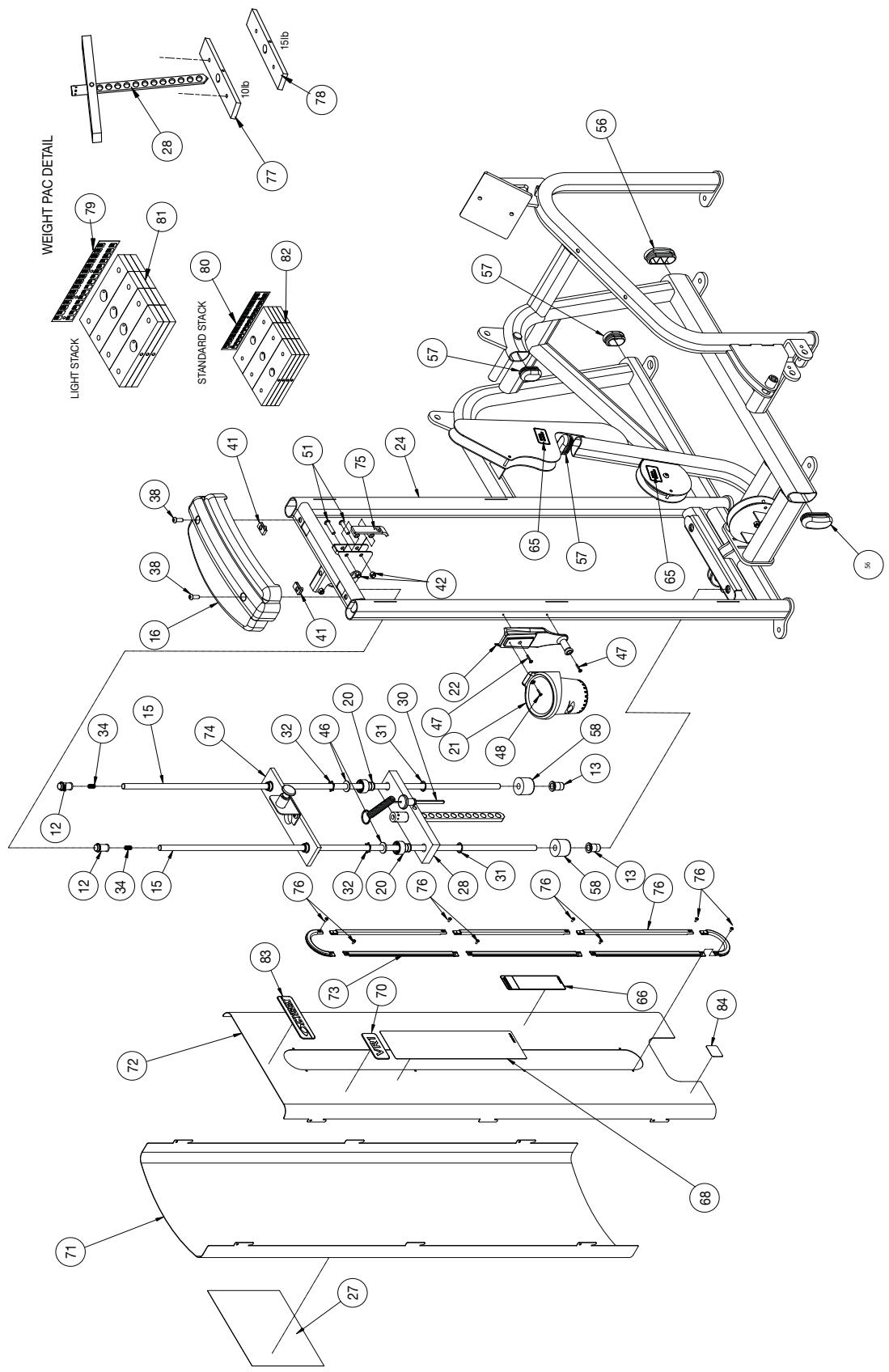 CYBEX INTERNATIONAL 13100 BACK EXTENSION - *Language Key - 2
