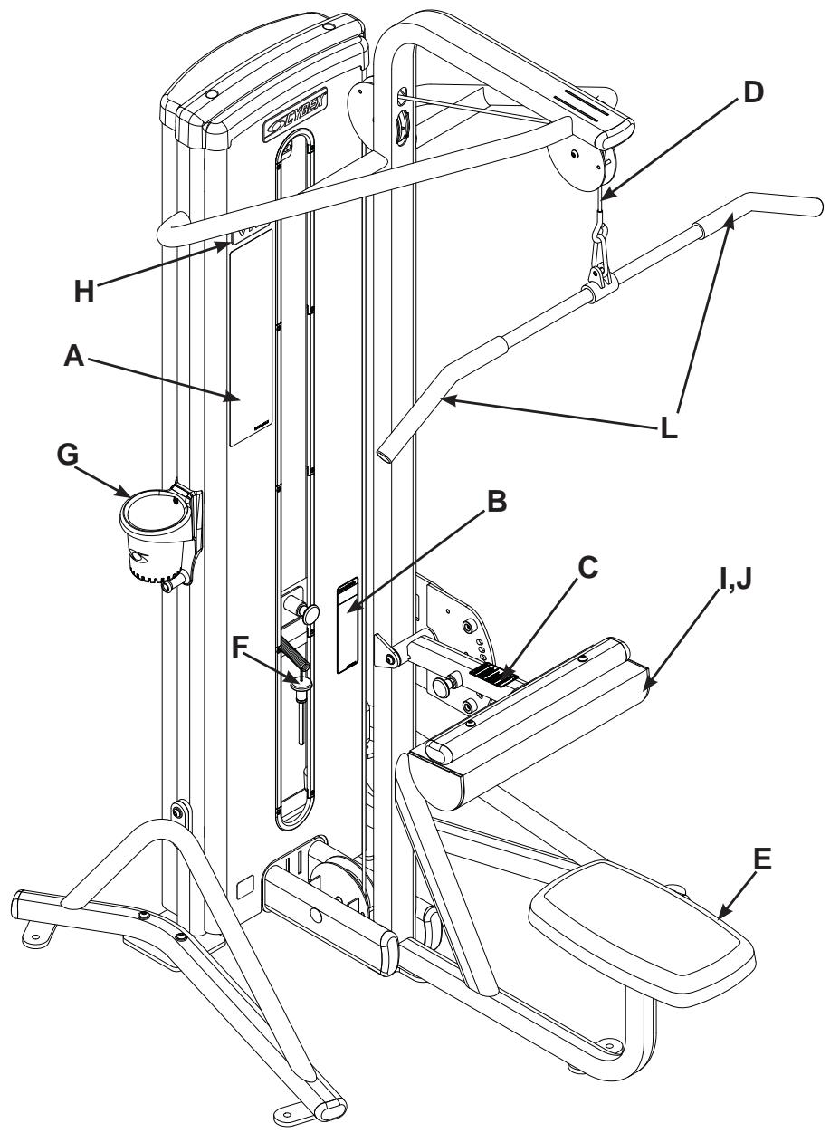 CYBEX INTERNATIONAL 13130 LAT PULL - Lat Pull - 1