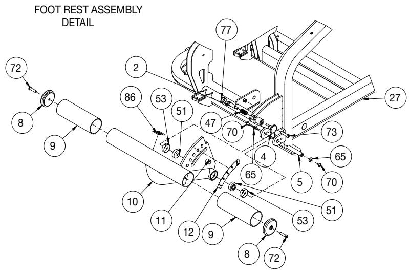 CYBEX INTERNATIONAL 13200 AB-BACK - ABDOMINAL/BACK MAIN ASSSEMBLY - 3