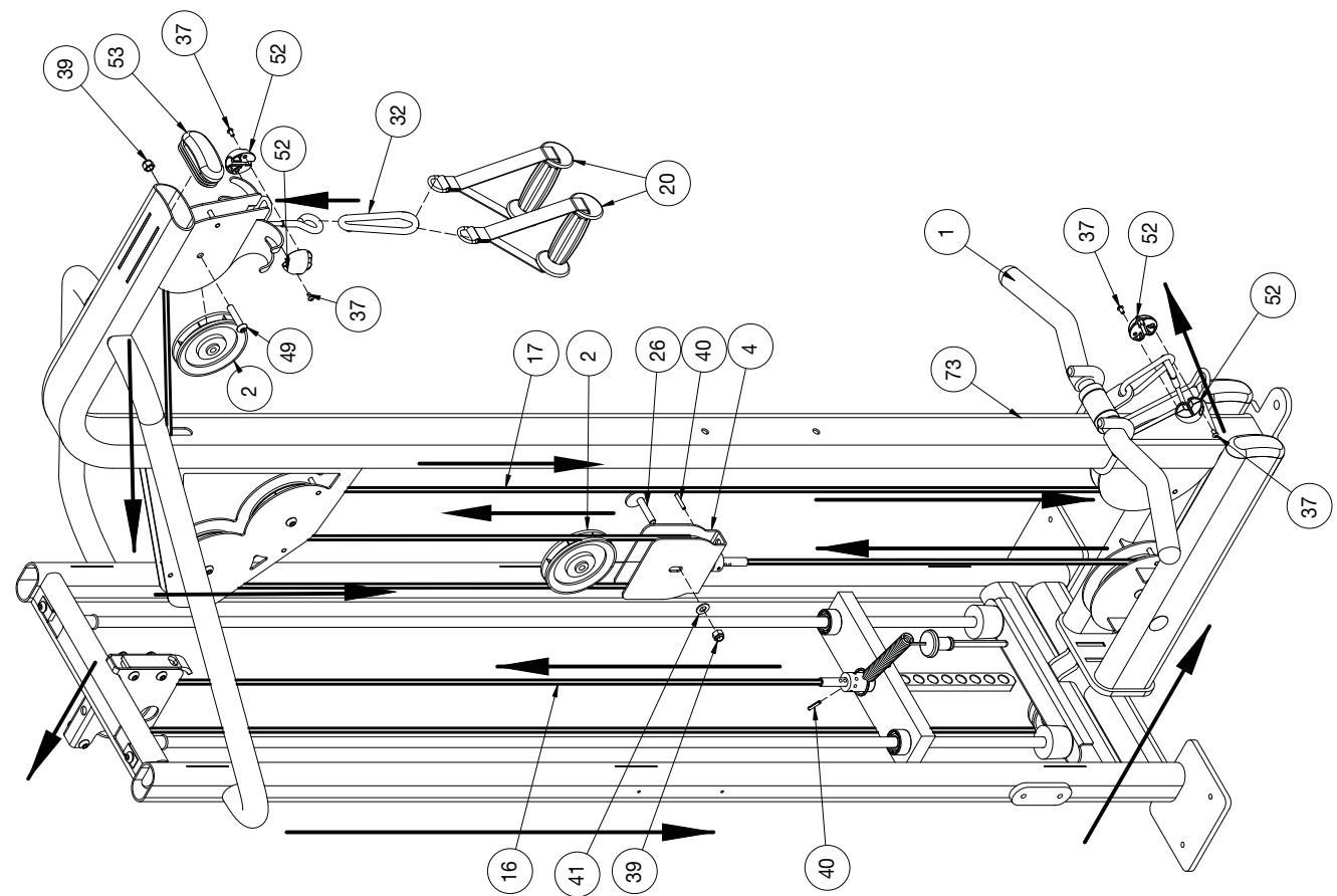 CYBEX INTERNATIONAL 13230 TRICEP-BICEP - PART NO. - 3