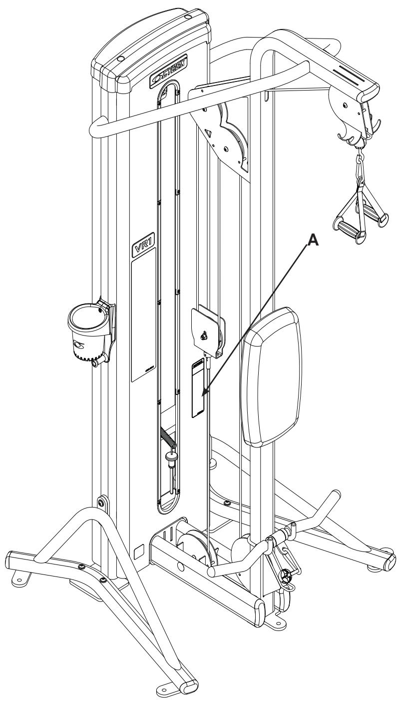 CYBEX INTERNATIONAL 13230 TRICEP-BICEP - WARNING - 1