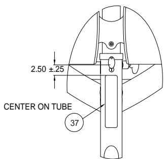 CYBEX INTERNATIONAL 16021 45 DEGREE BACK - Decal Placement Detail - 2