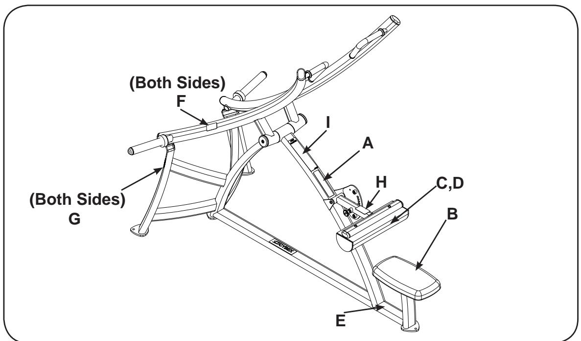 CYBEX INTERNATIONAL 16070 PULLDOWN - Plate Loaded Pulldown - 1
