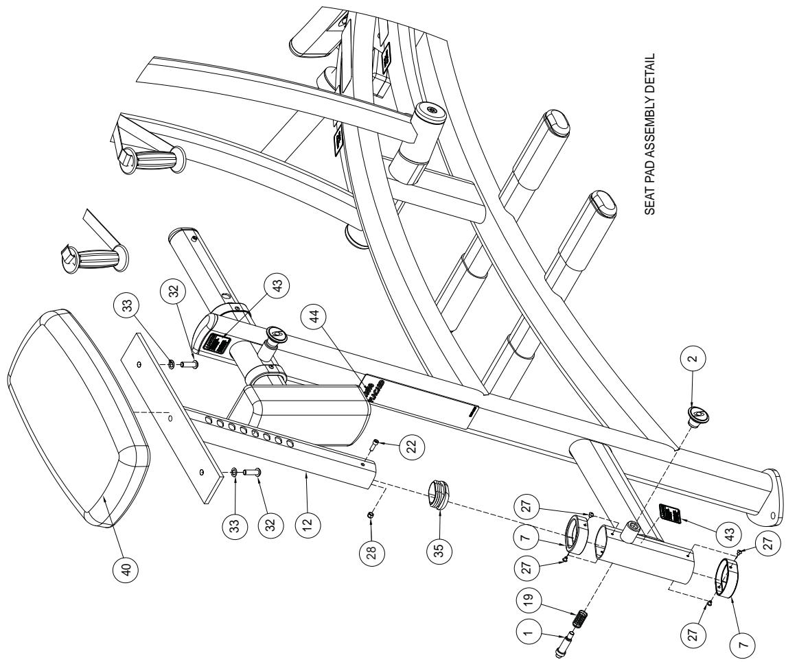 CYBEX INTERNATIONAL 16090 ROW - PART NO. - 2