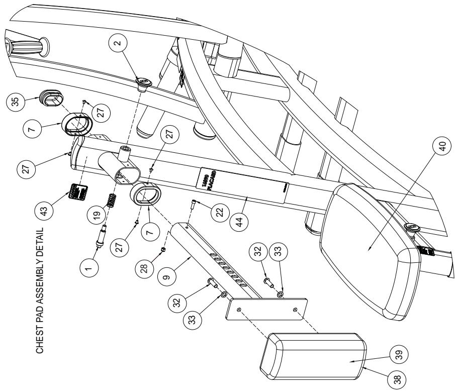 CYBEX INTERNATIONAL 16090 ROW - PART NO. - 3