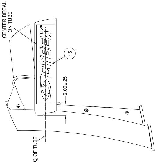 CYBEX INTERNATIONAL 16100 OVERHEAD PRESS - PART NO. - 4