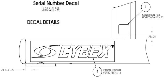 CYBEX INTERNATIONAL 16140 WEIGHT TREE - MAIN ASSEMBLY DETAIL - 3