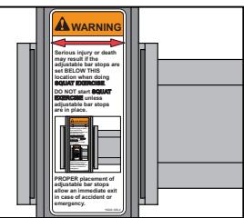 CYBEX INTERNATIONAL 19020_19030 MULTRACK - WARNING - 1