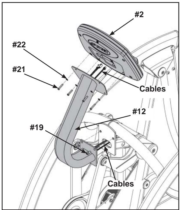CYBEX INTERNATIONAL 425A ARC - Attach the console support bracket. - 1