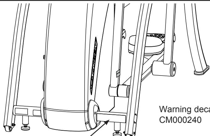 CYBEX INTERNATIONAL 425A ARC - WARNING - 1