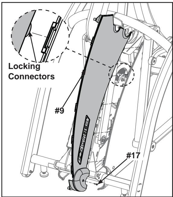 CYBEX INTERNATIONAL 425A ARC - Attach front cover. - 1