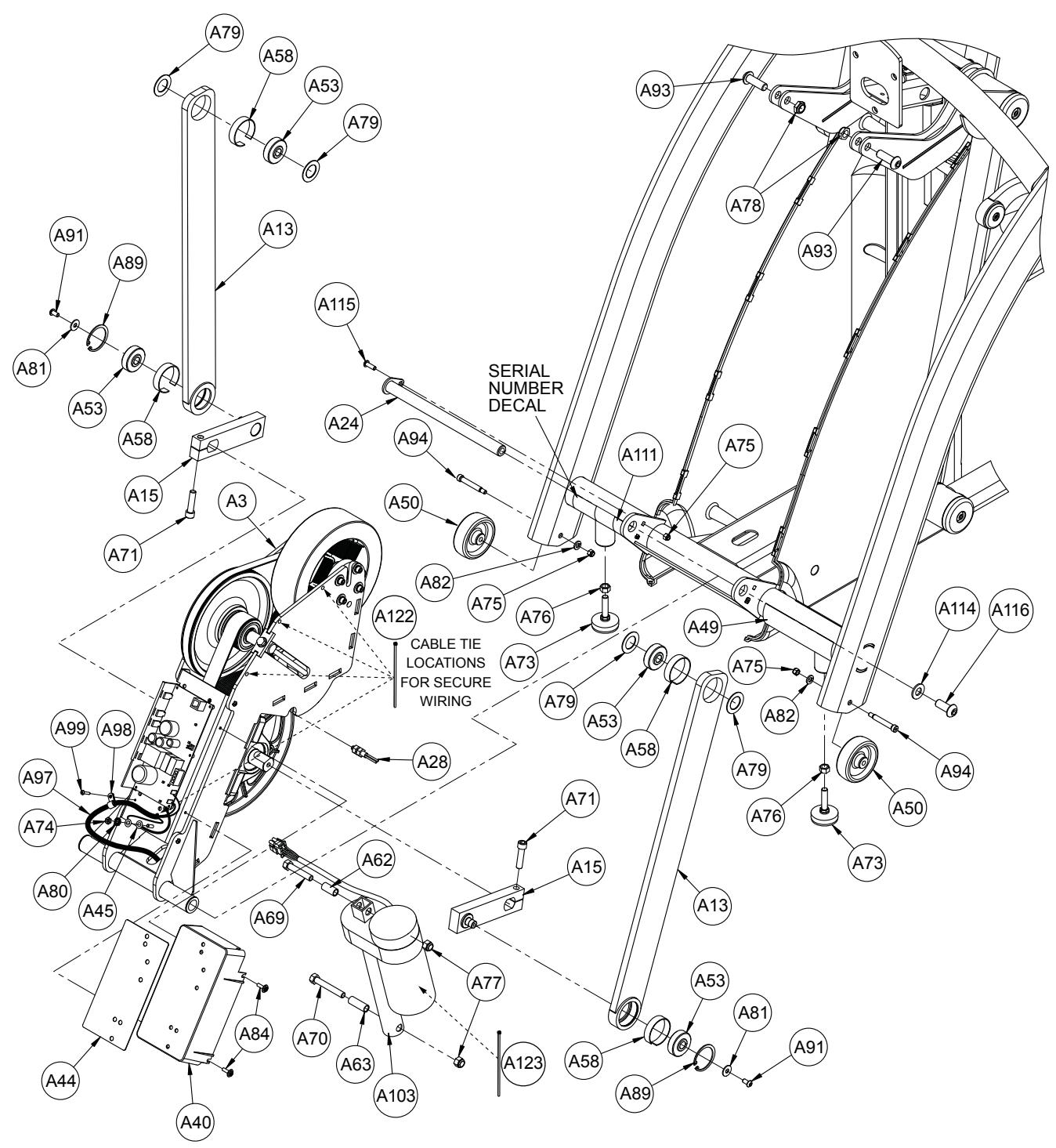 CYBEX INTERNATIONAL 425A ARC - CAUTION - 1