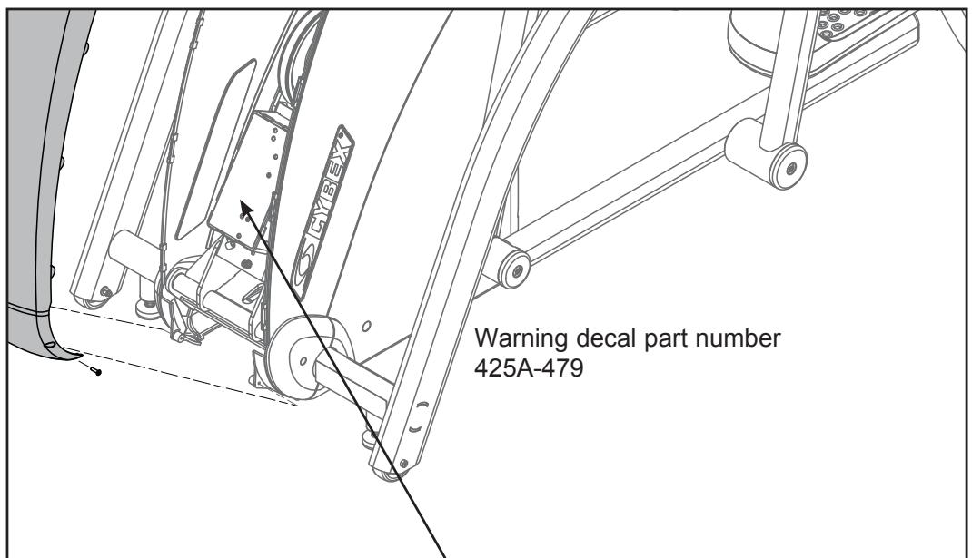 CYBEX INTERNATIONAL 425A ARC - WARNING - 5