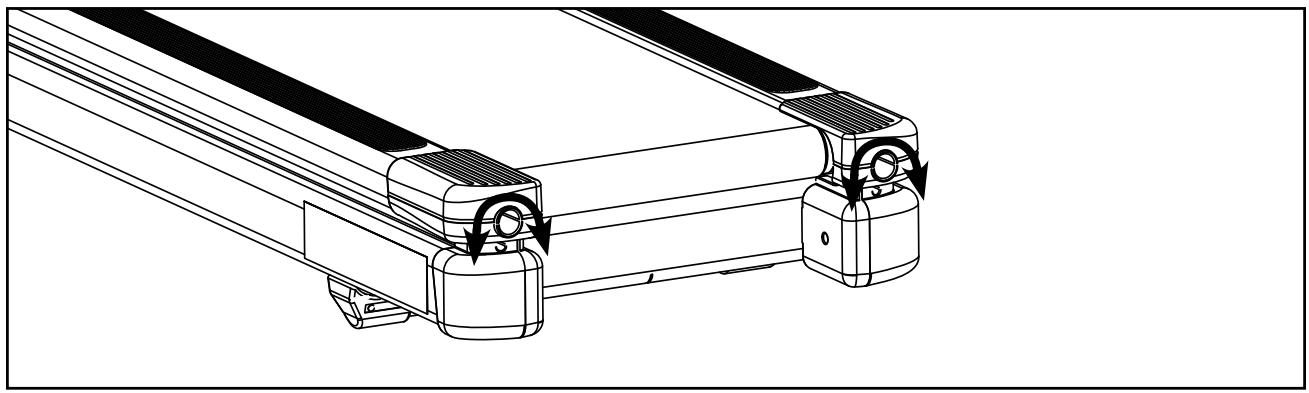 CYBEX INTERNATIONAL 425T TREADMILL - Tension the belt. - 1