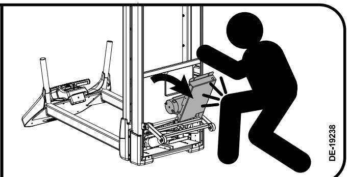 CYBEX INTERNATIONAL 425T TREADMILL - SERIOUS INJURY COULD OCCUR IF THESE PRECAUTIONS ARE NOT OBSERVED - 3