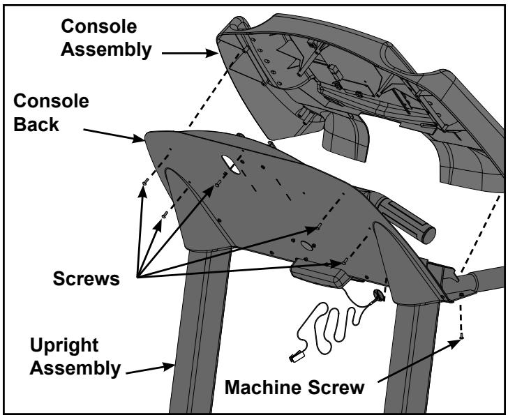 CYBEX INTERNATIONAL 425T TREADMILL - Attach the motor cover (three pieces). - 2